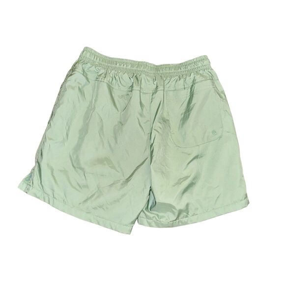 Nike Vintage Rare Sportswear Club Woven Track Shorts Nylon Shiny Mint Green S - Picture 9 of 9